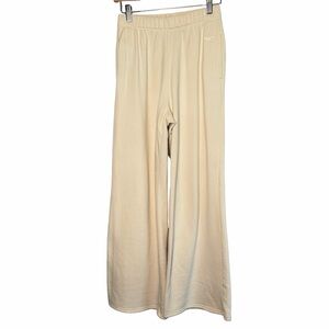 Hollister Ultra High Rise Wide-Leg Sweatpants in Cream, Size XS NWOT